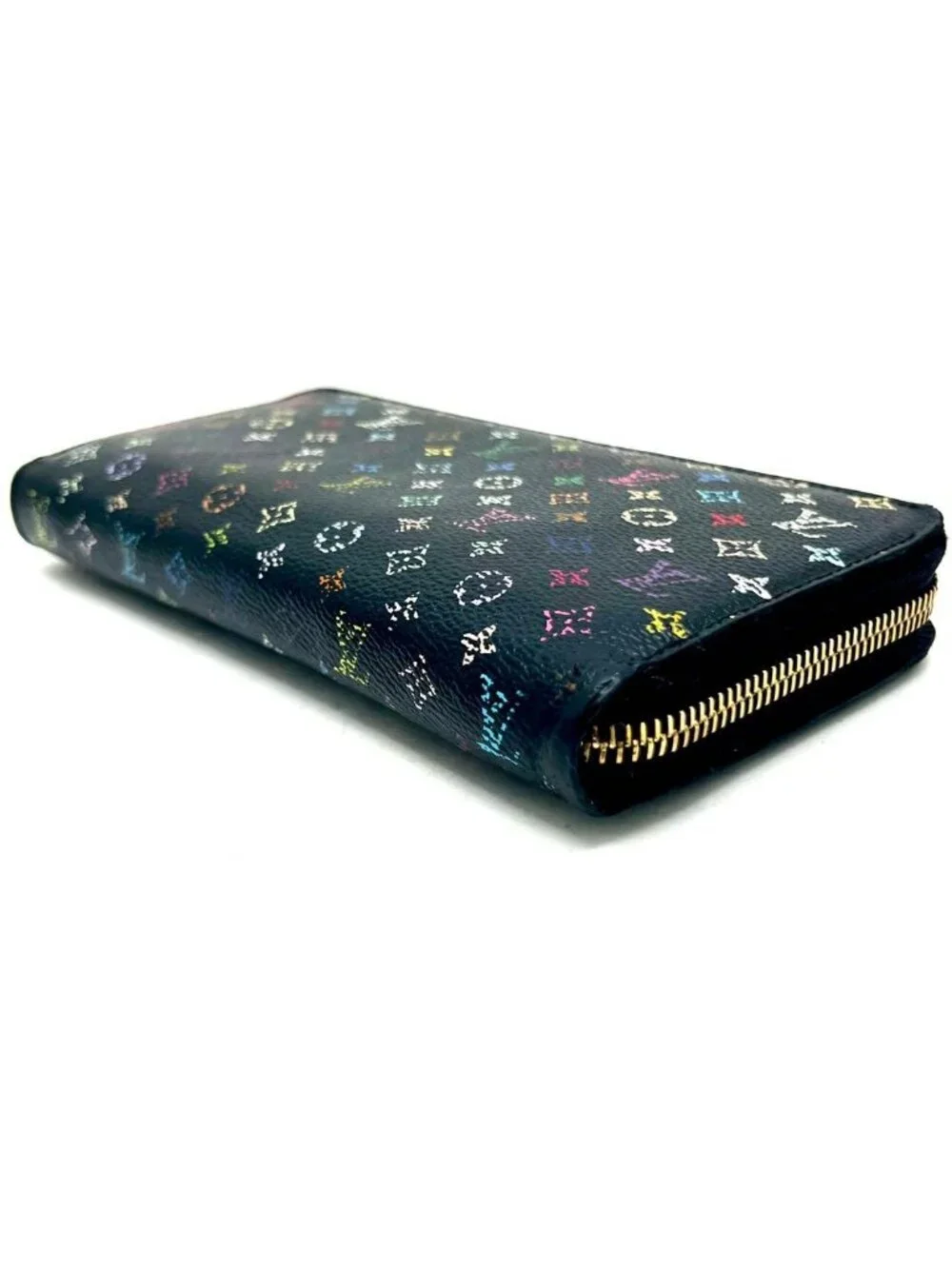 Louis Vuitton Multicolor Monogram Zippy Wallet Pink